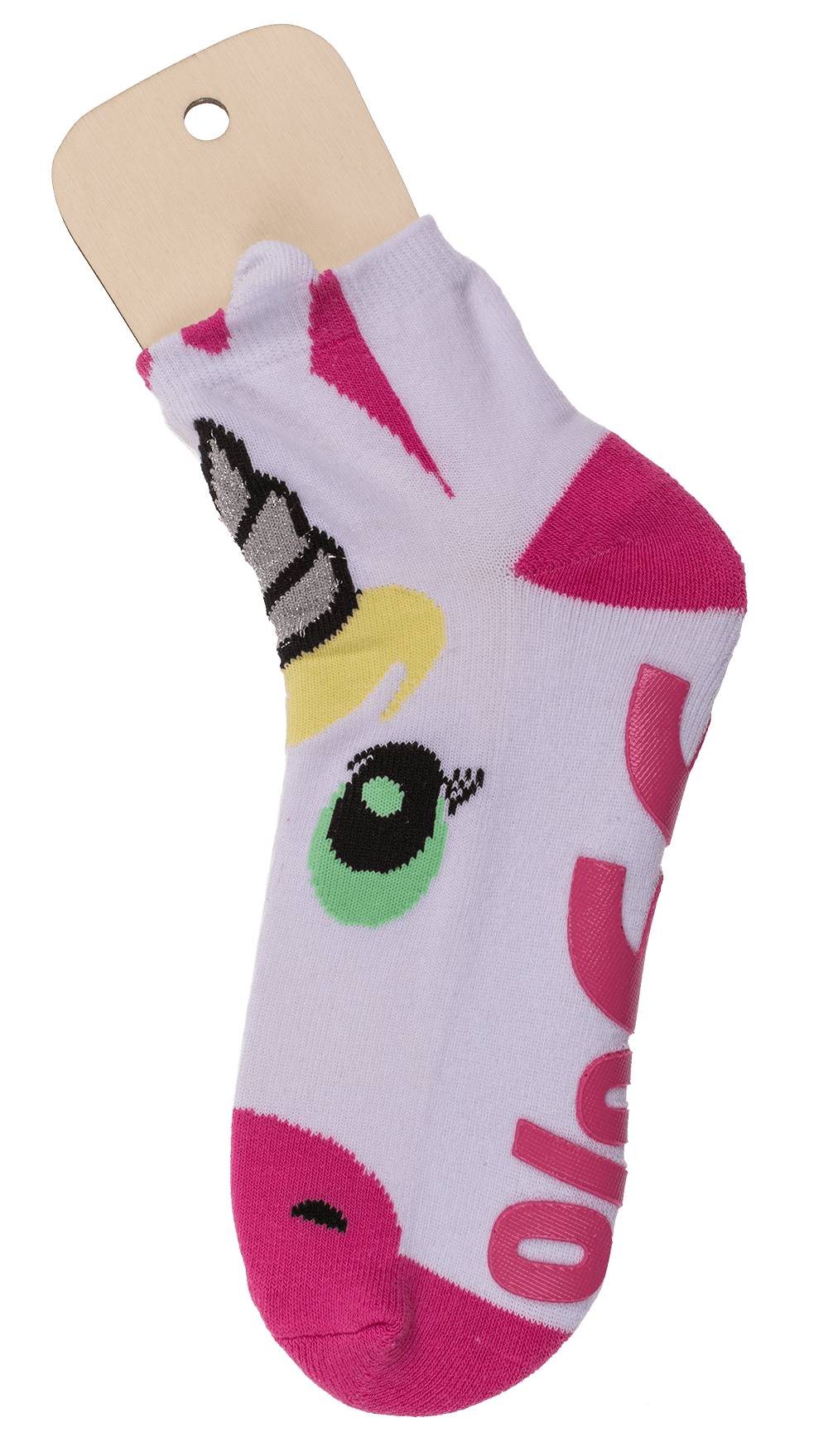 Socks, with ABS sole, 99 % Unicorn, one size,