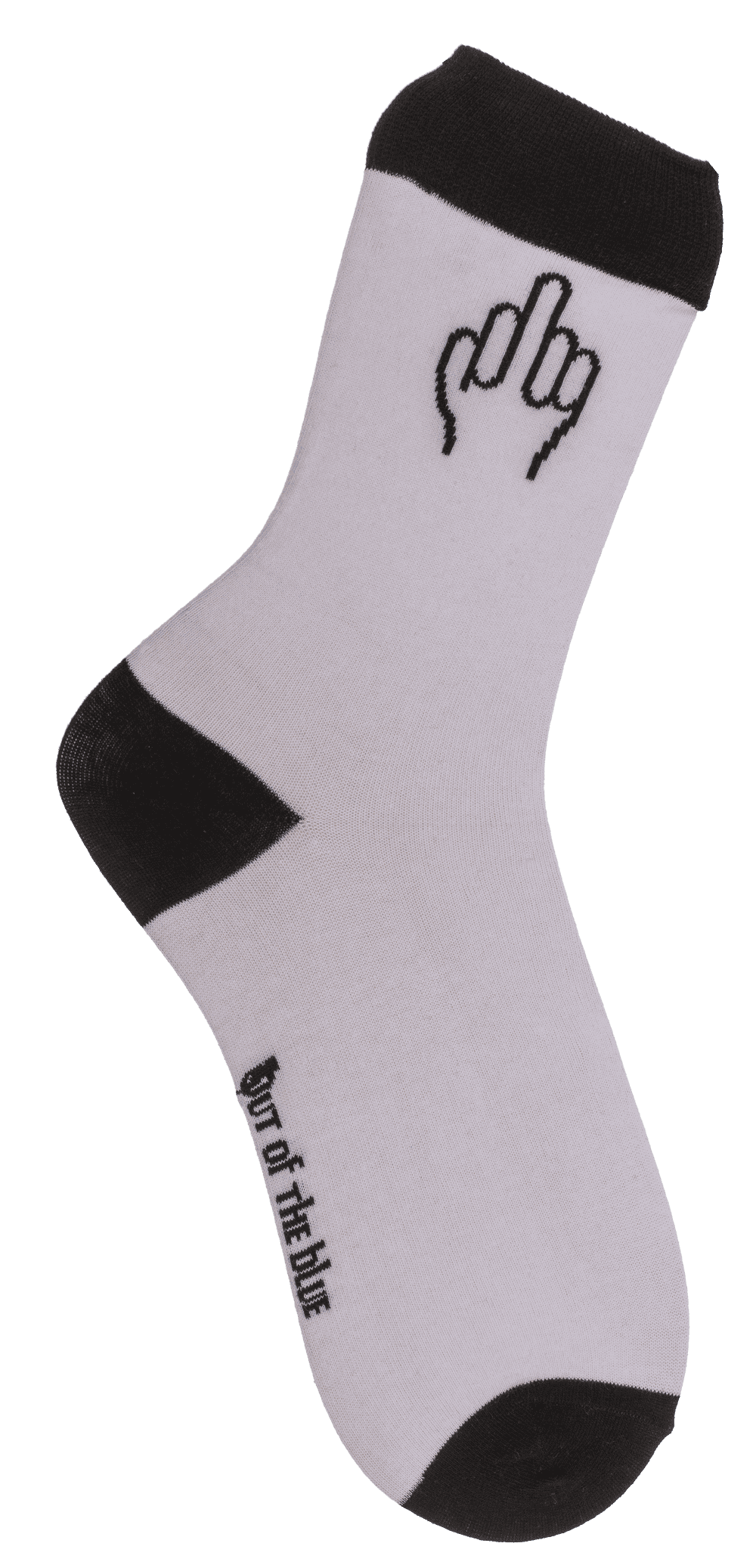 Socks, middle finger, size 42-46,