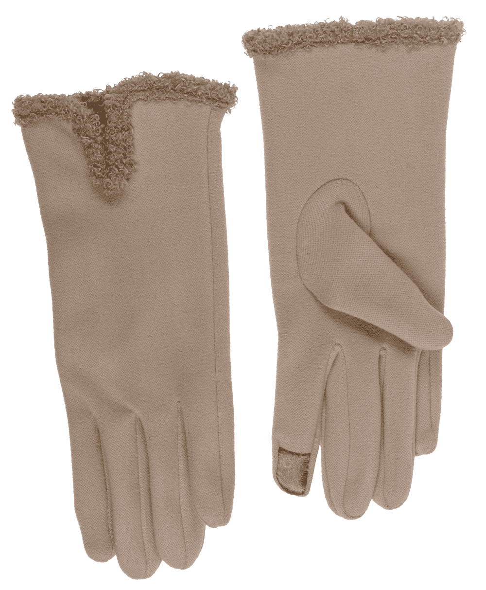 Winter gloves, with terry cloth cuff