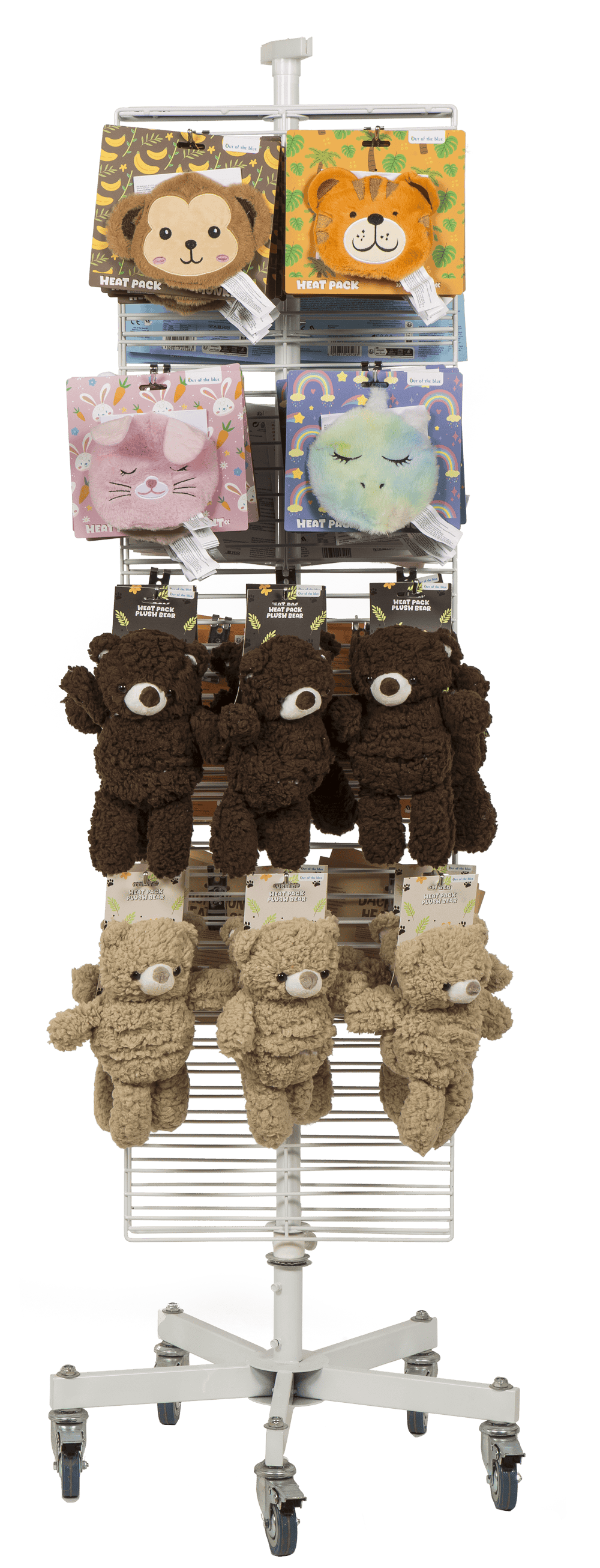 Turnable grid stand, white,