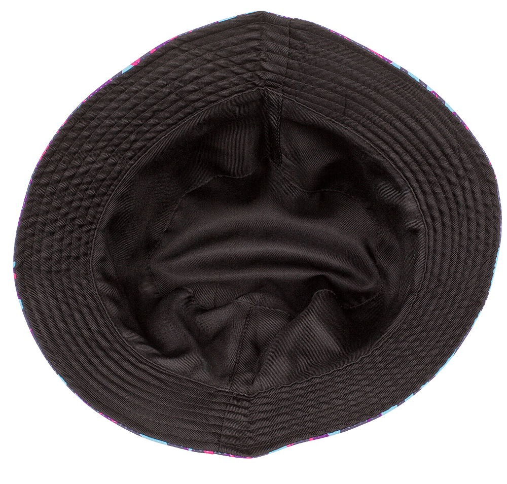 Bucket hat, Grafitti, 3 colors assorted,