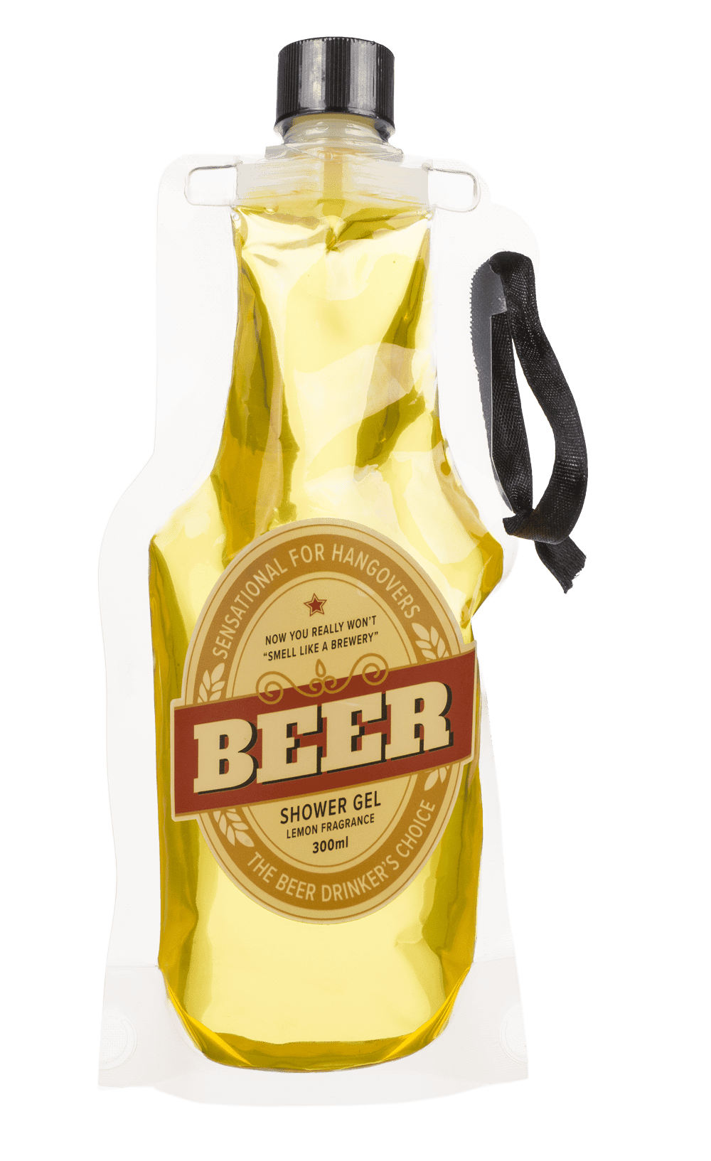Shower gel, Beer, approx. 300 ml in PET bag with