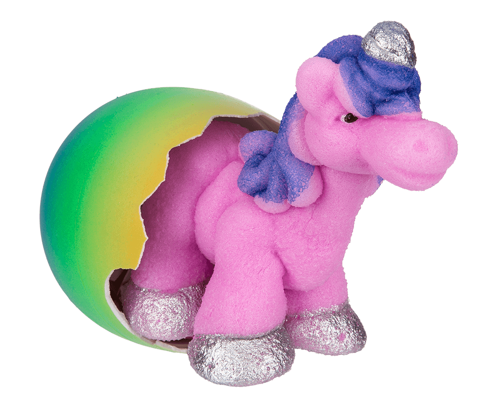 Growing unicorn in egg,