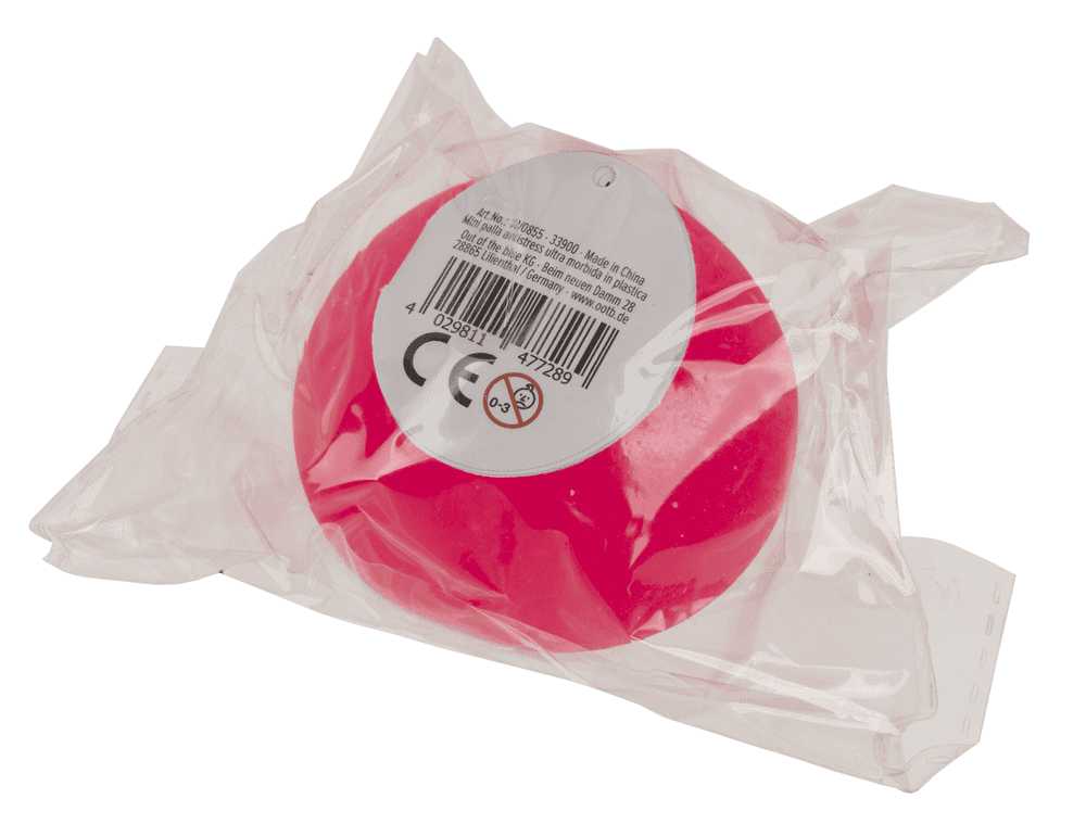 Ultra soft anti stress ball, Neon,