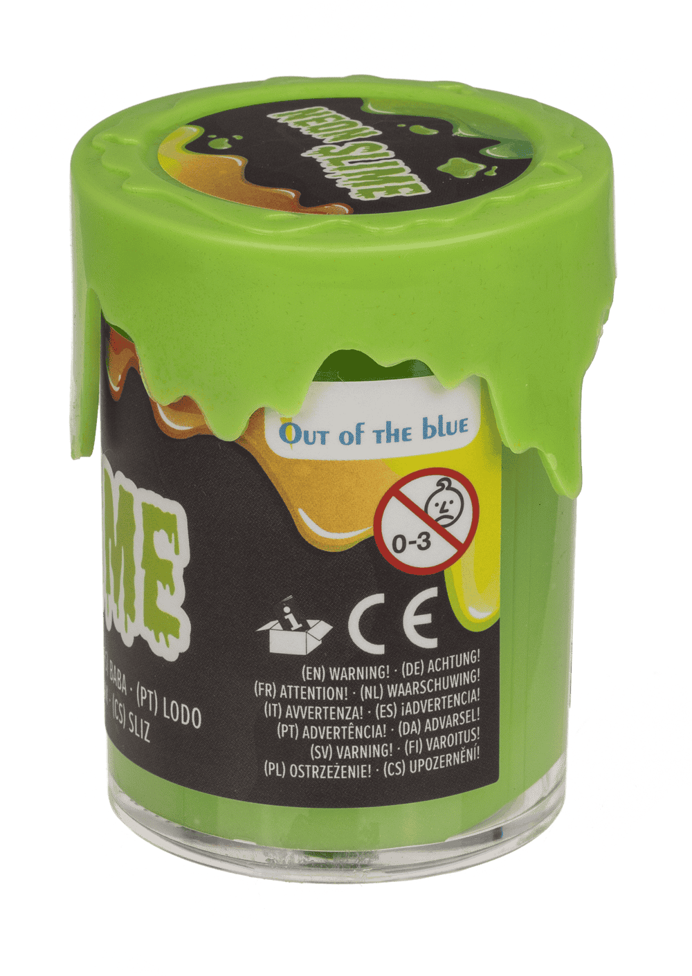 Neon Slime, glows in the dark,