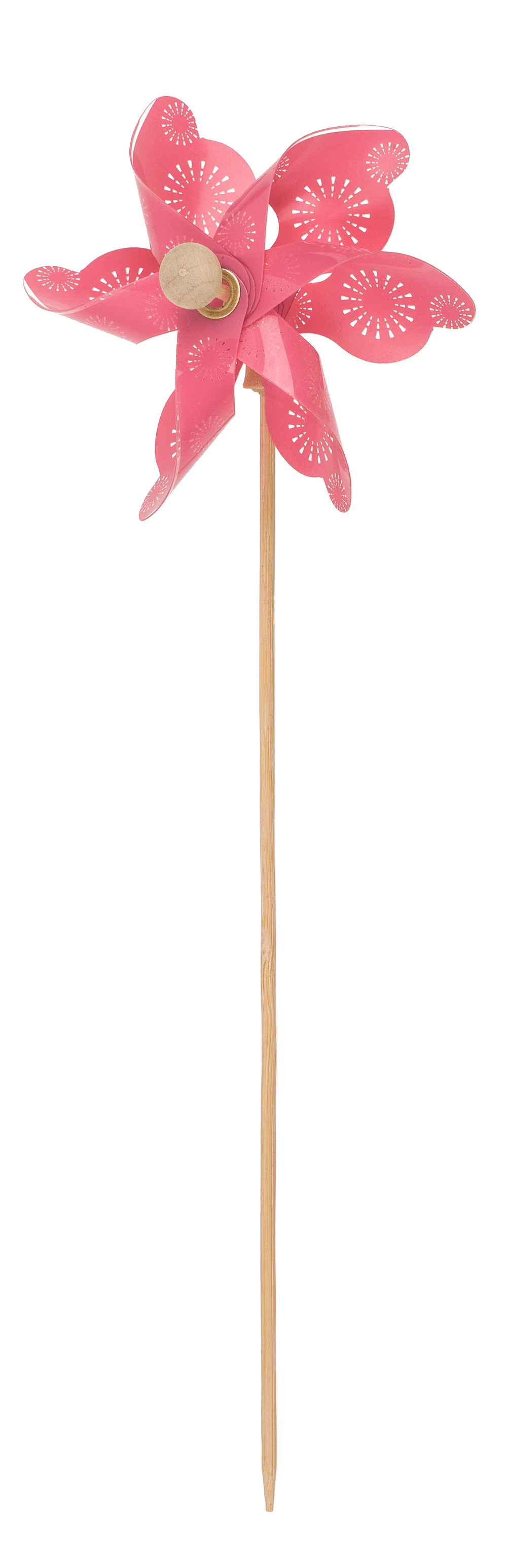 Coloured windmill with stamped samples,