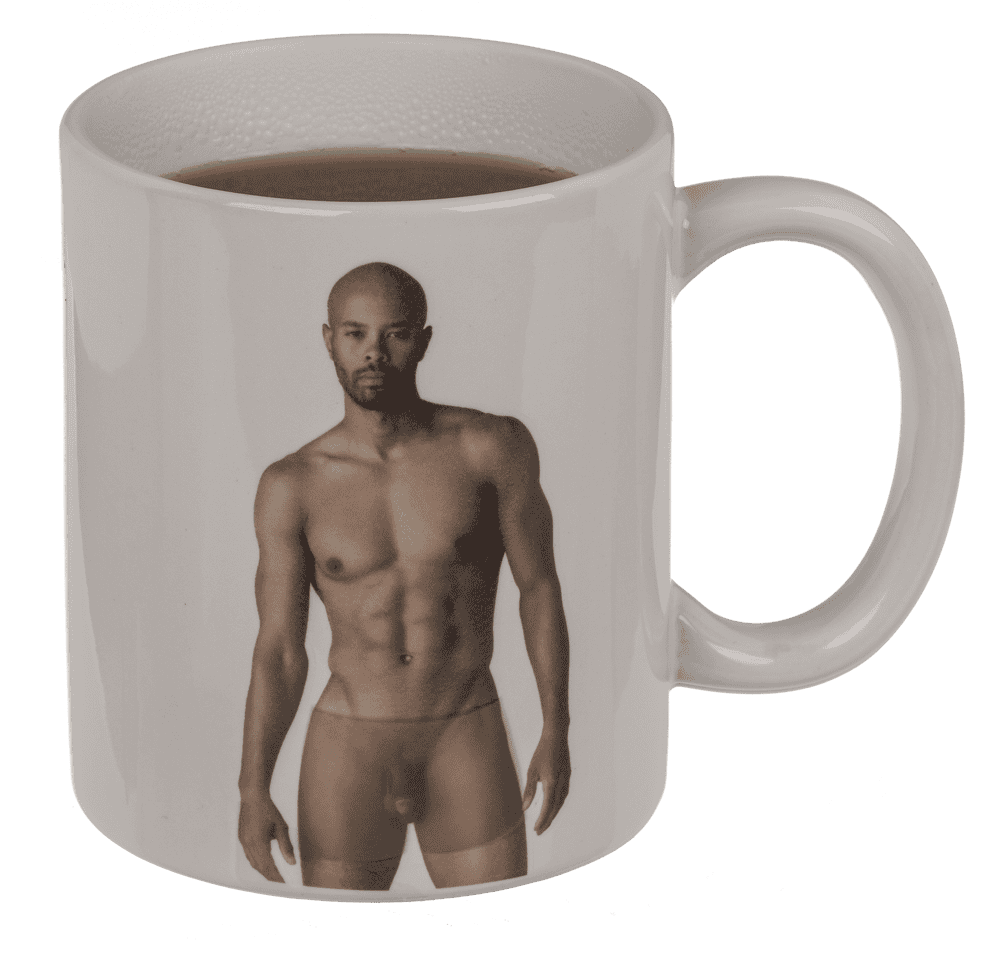 Mug, Stripper Boy, naked, with thermal effect,