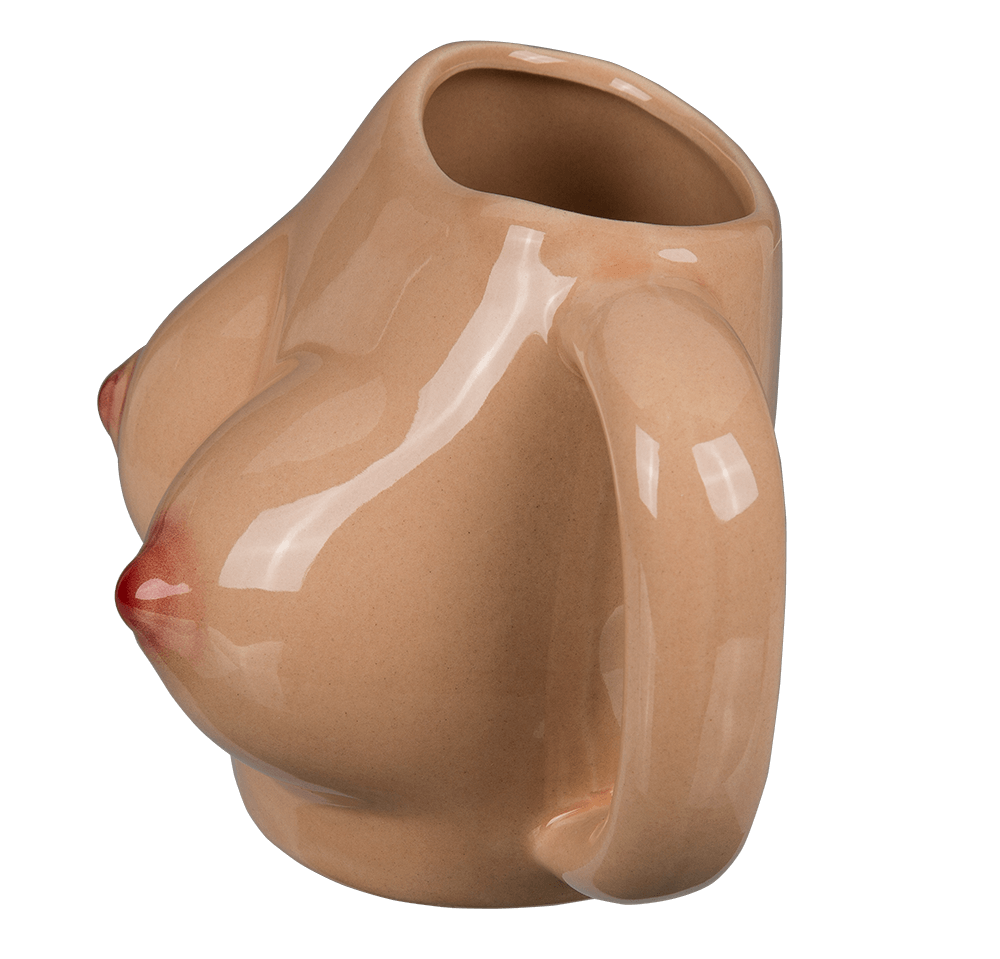 Ceramic mug, Boobs,