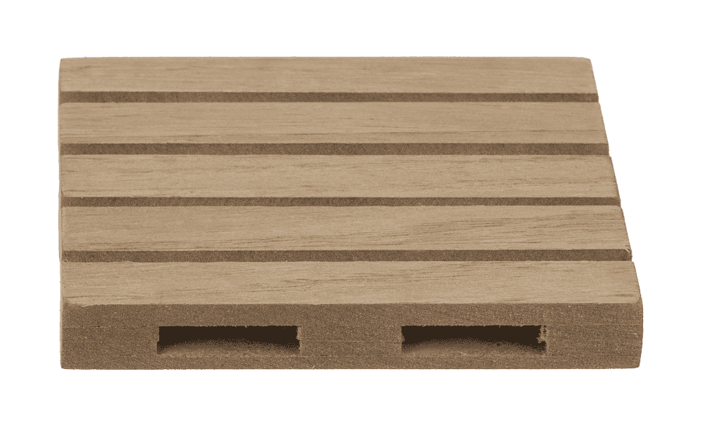 Natural coloured wooden coaster, Palette