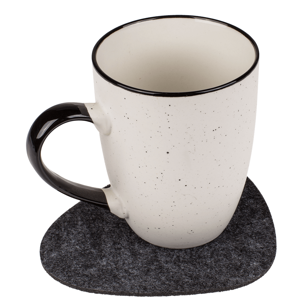 Felt coaster, Pebblestone,