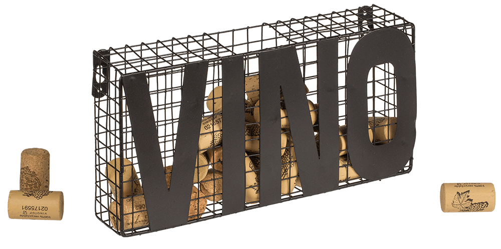 Metal cork collector, Vino,
