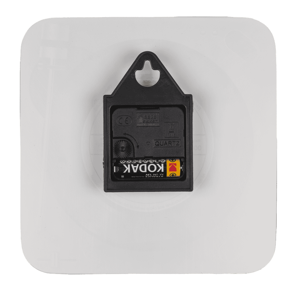 Glass-Wall clock, Record Player, 20 x 20 cm,