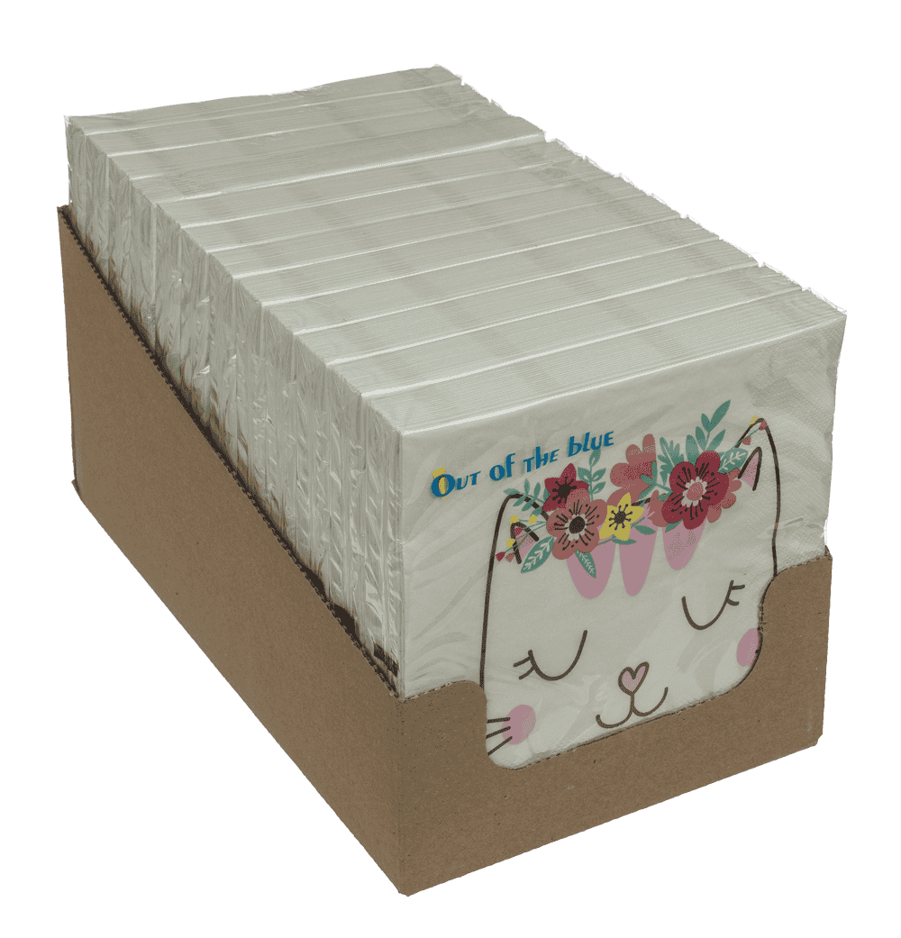 Paper napkins, Dreaming Cat,