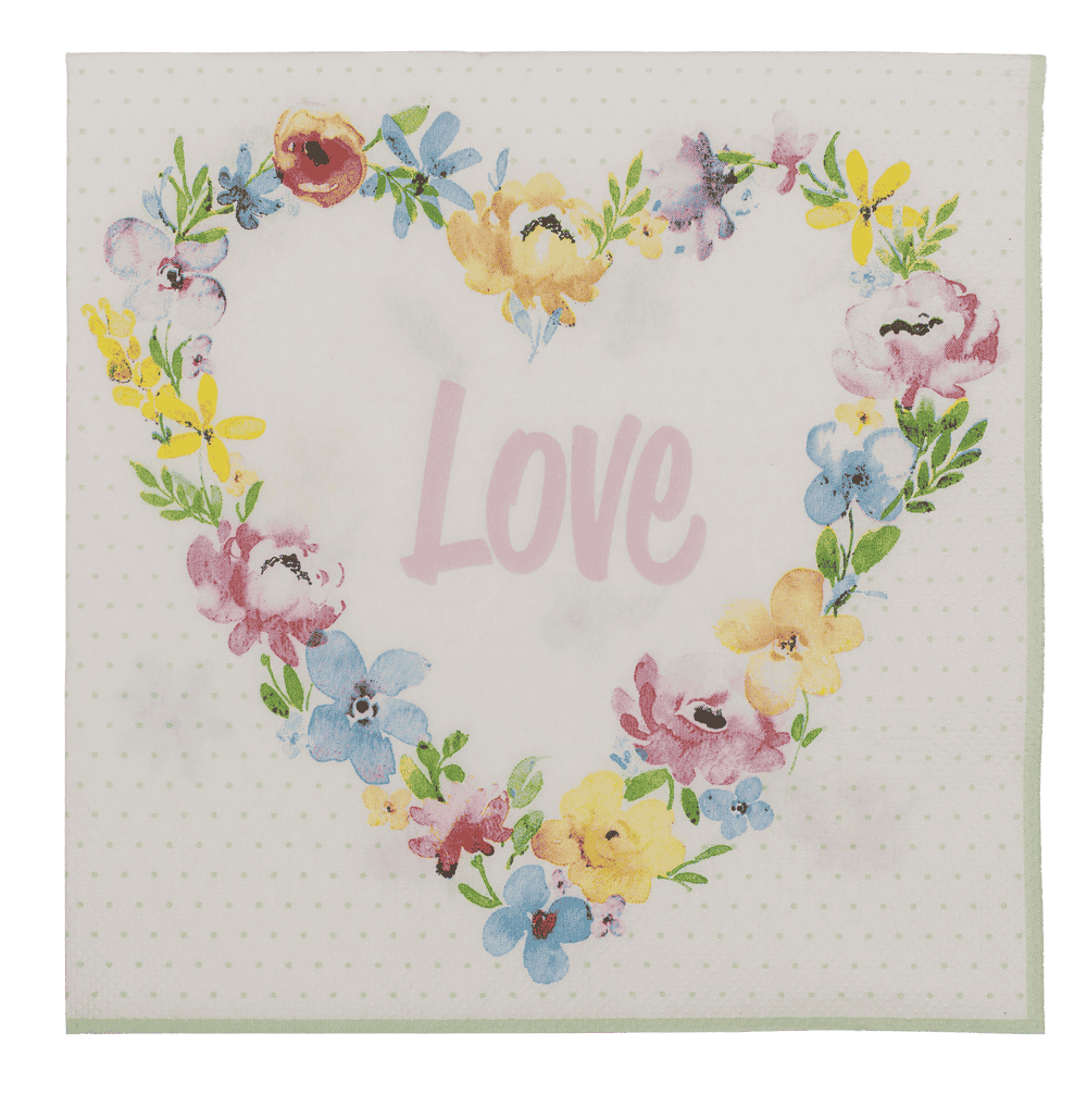 Paper naplins, Love,
