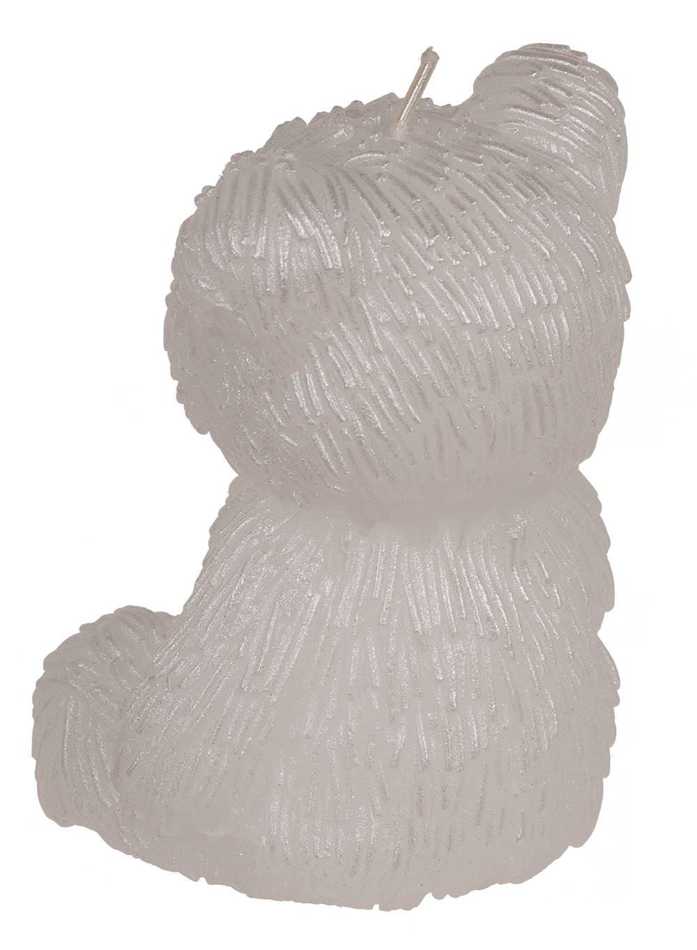 Candle, teffy bear, ca. 11 x 9,5 x 13,5 cm,
