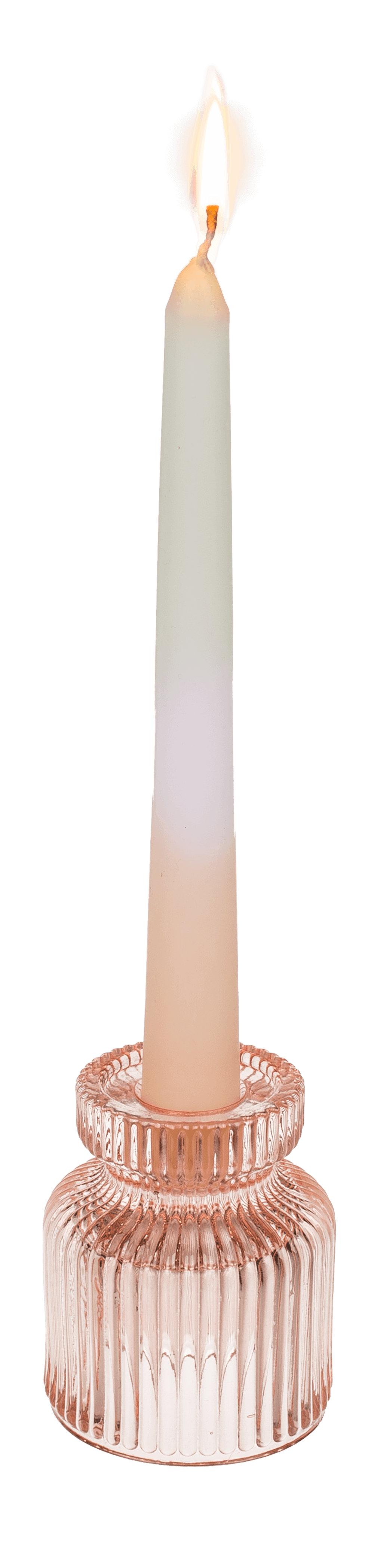 Glass tea light/candle holder, 2 in 1,