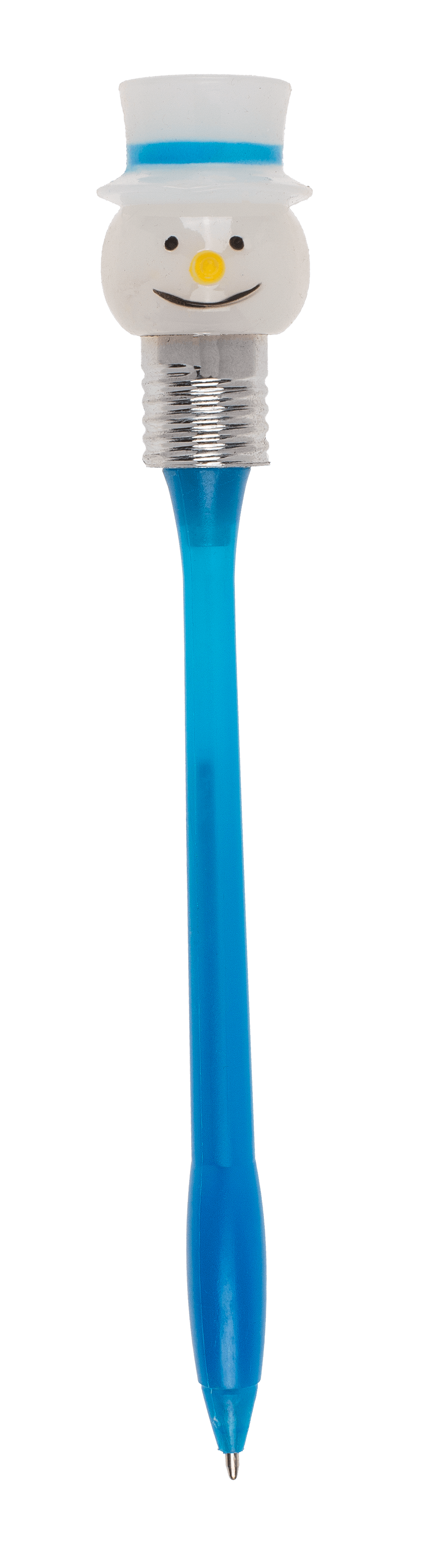 Pen with LED Christmas light motif,