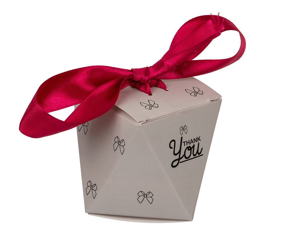Gift box with ribbon,