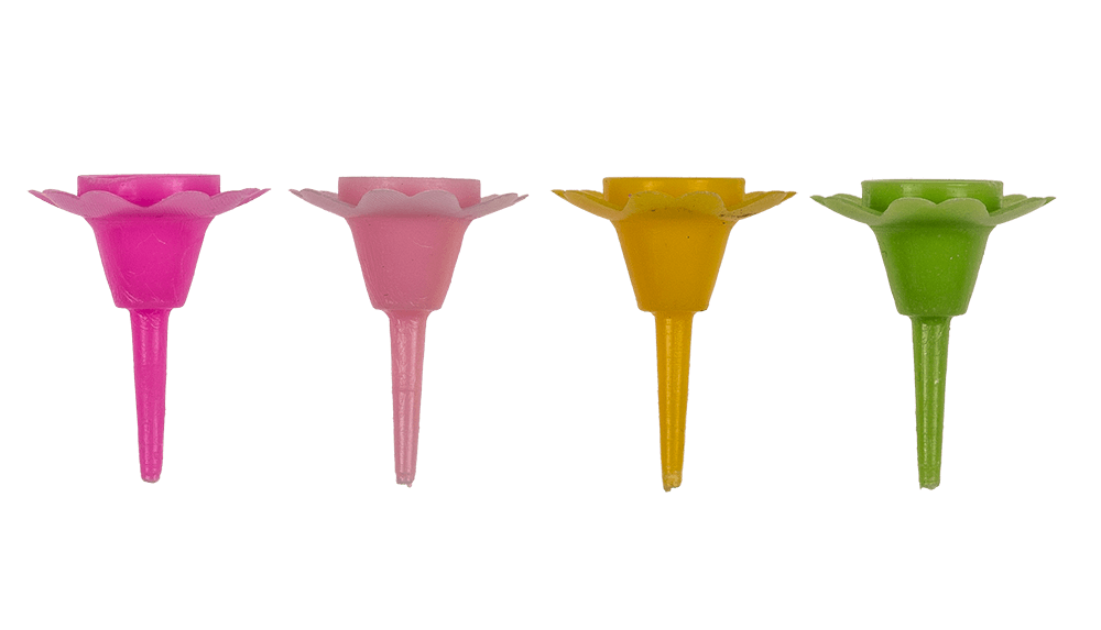 24 birthday candles, with 12 cake holder,