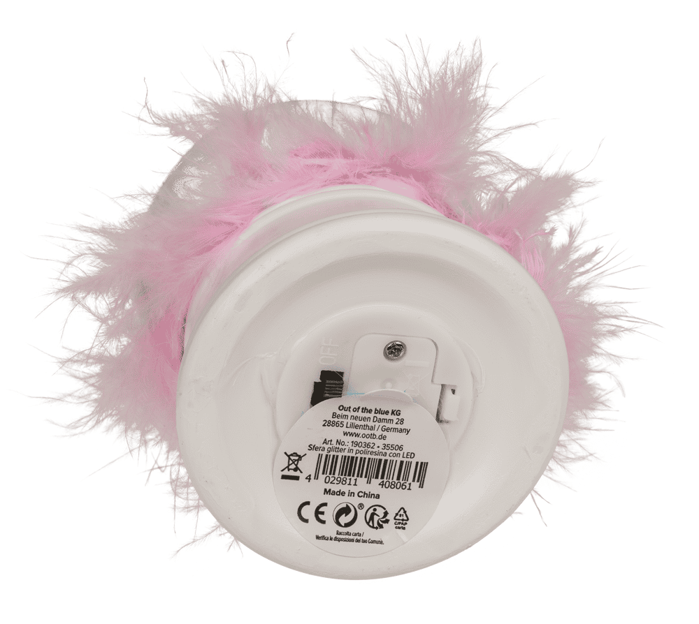 Polyresin glitter globe, Unicorn,