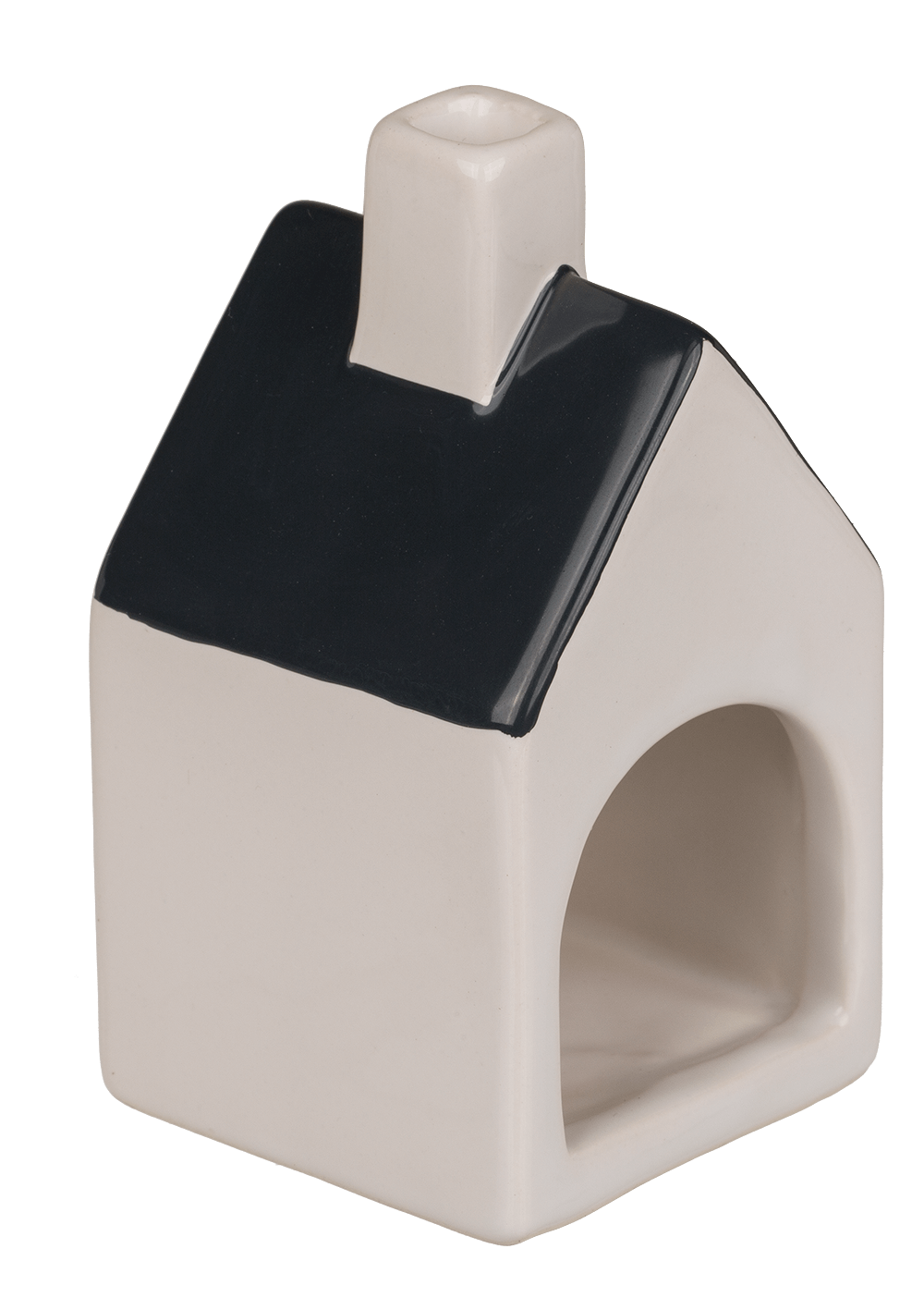 Ceramic house for incense cones/tea lights