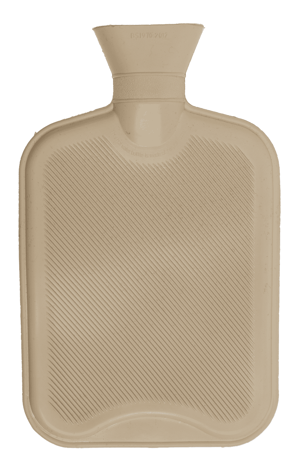 Hot water bottle with knitted cover, Cable Stitch,