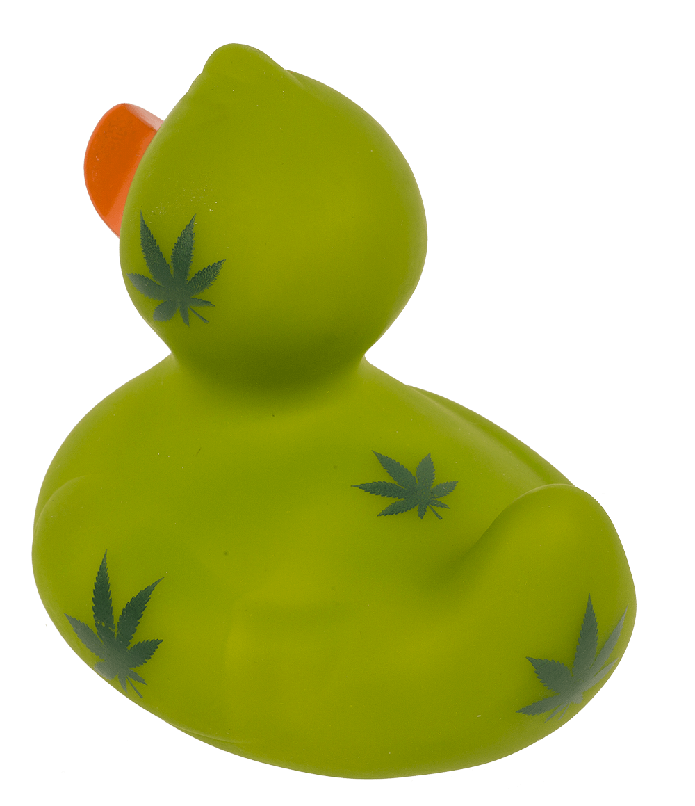 Cannabis Squeaking Duck, ca. 10 cm,