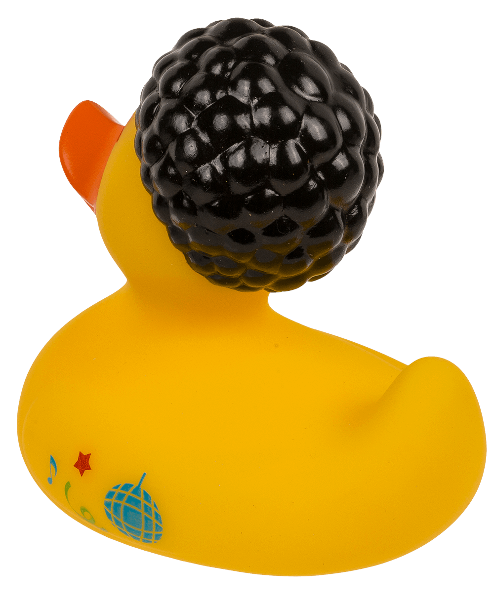 Disco Squeaking Duck, ca. 10 cm,