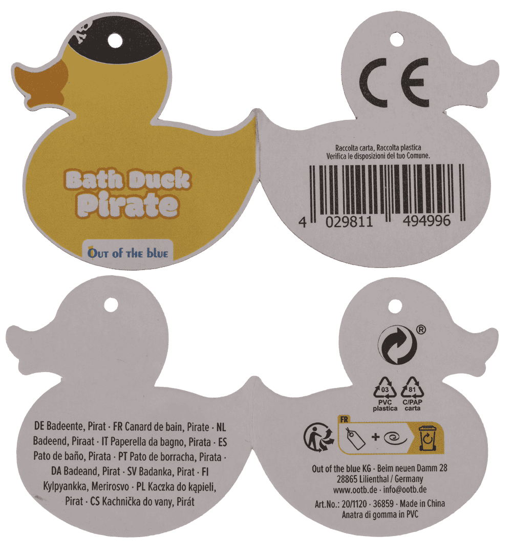Bath Duck, Pirate,