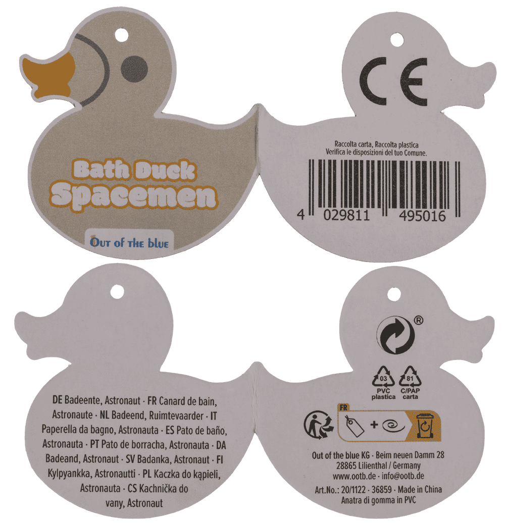 Bath Duck, Spaceman,