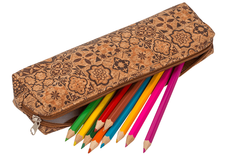 Corc pencil case, Mandala, 20 x 4,5 x 5,5 cm,