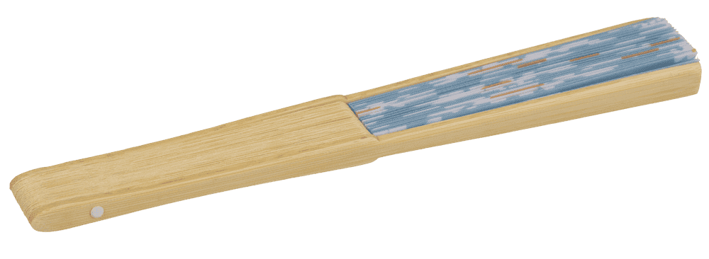 Fan, Daisy Flower, 21 cm, bamboo,