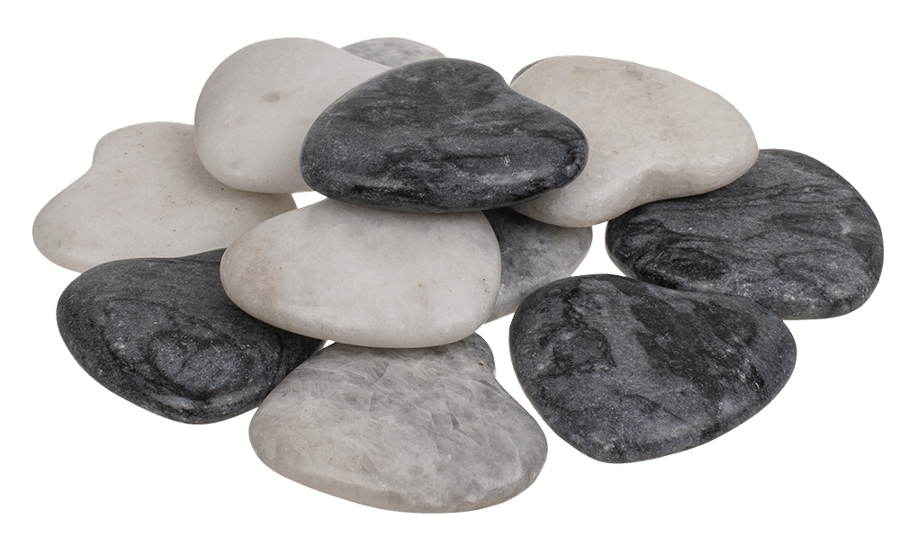 Natural Stone Heart, Worry Hearts,