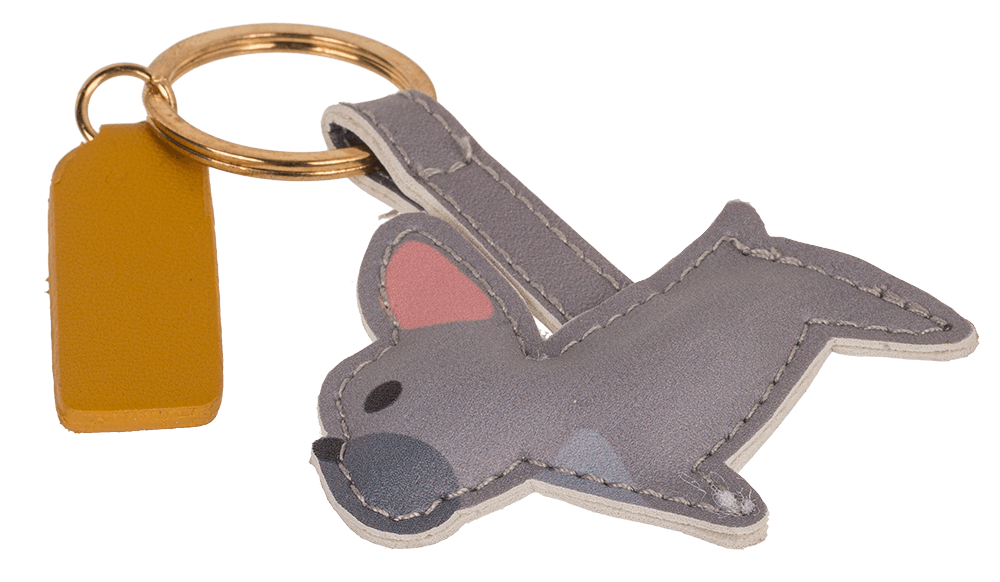 Metal keychain, Dog,