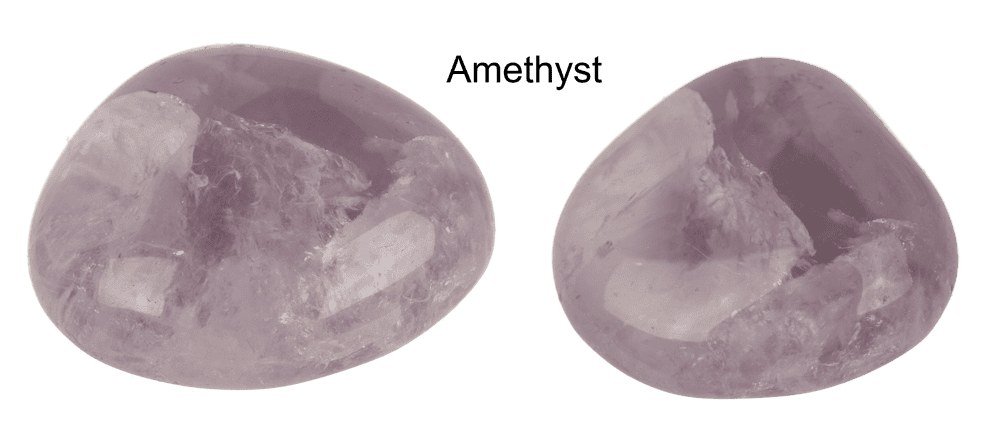 Chakra stones, set of 7 pcs in organza sachet,