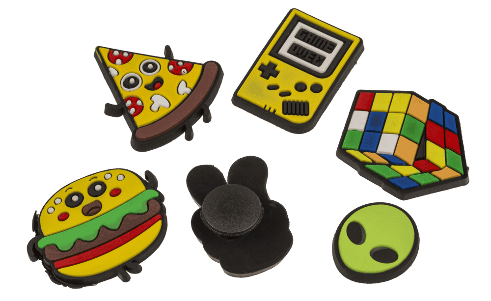 Charm Pencil Case, 19,5 x 8 cm, silicone,