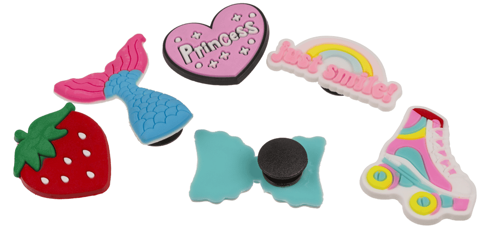 Charm Pencil Case, Sun Shoe, 20,5 x 8 cm,silicone,
