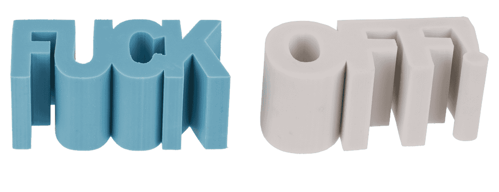 Eraser, Swearwords, F*ck off