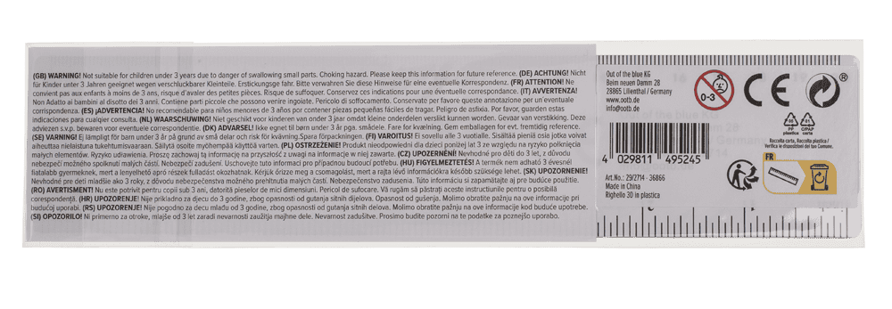 Ruler, Wildlife, 21 x 4,5 cm,