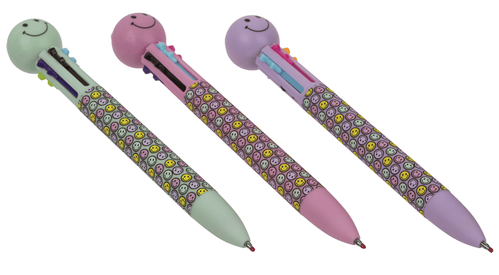 Erasable Ball Pen with 6 coloured cartridges,
