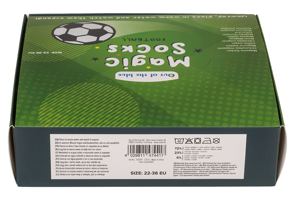 Magic kids socks, football, 1 pair,