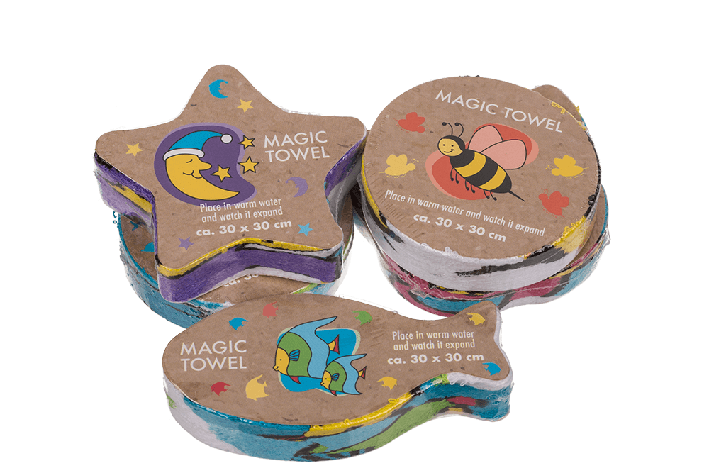 Magic cotton towel, Animals,