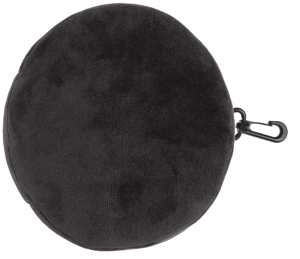 Plush travel pillow with eye mask