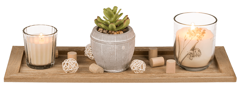 Natural coloured wooden plate,