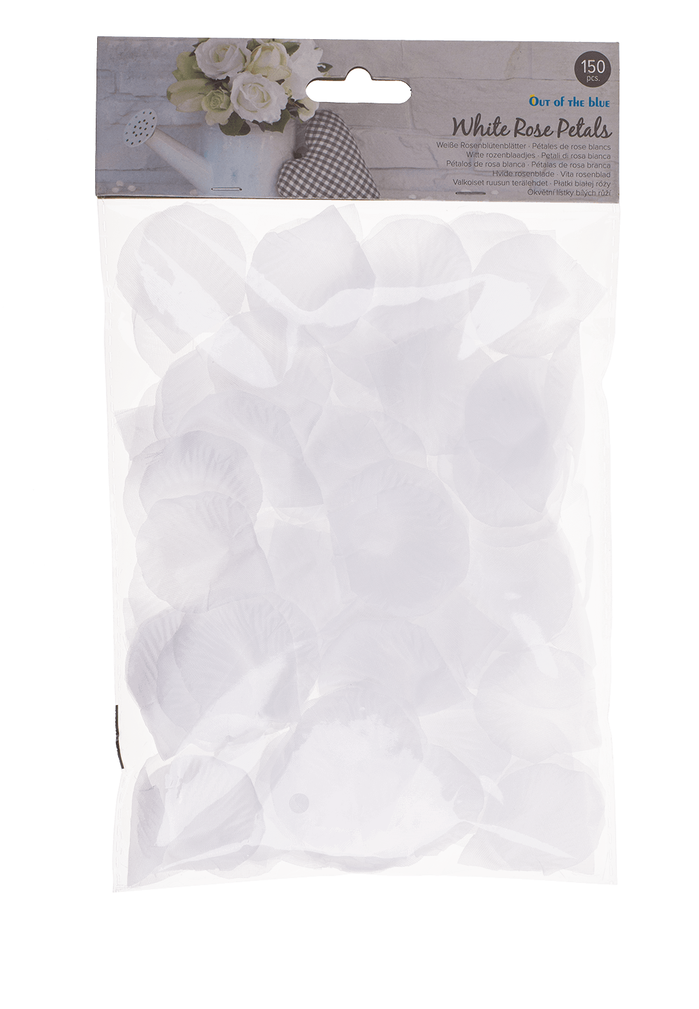 White rose petals,