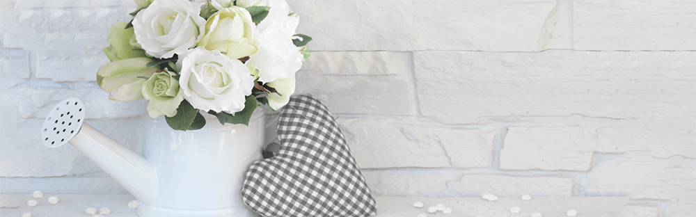 White rose petals,