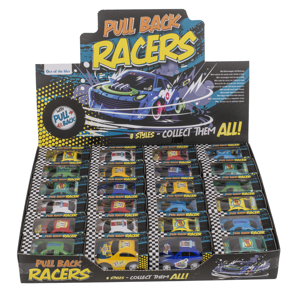 Racing car with pull back, approx. 5,5 x 4 cm,