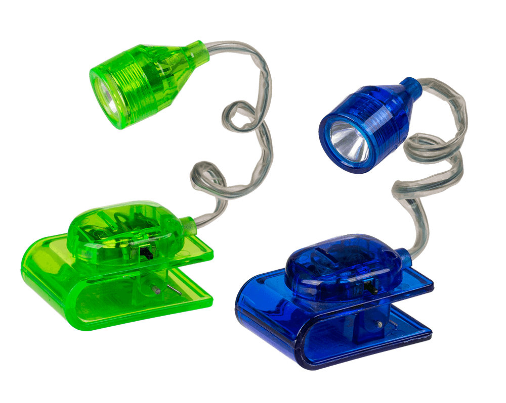 Reading lamp with LED (incl. batteries) ca. 4 cm,