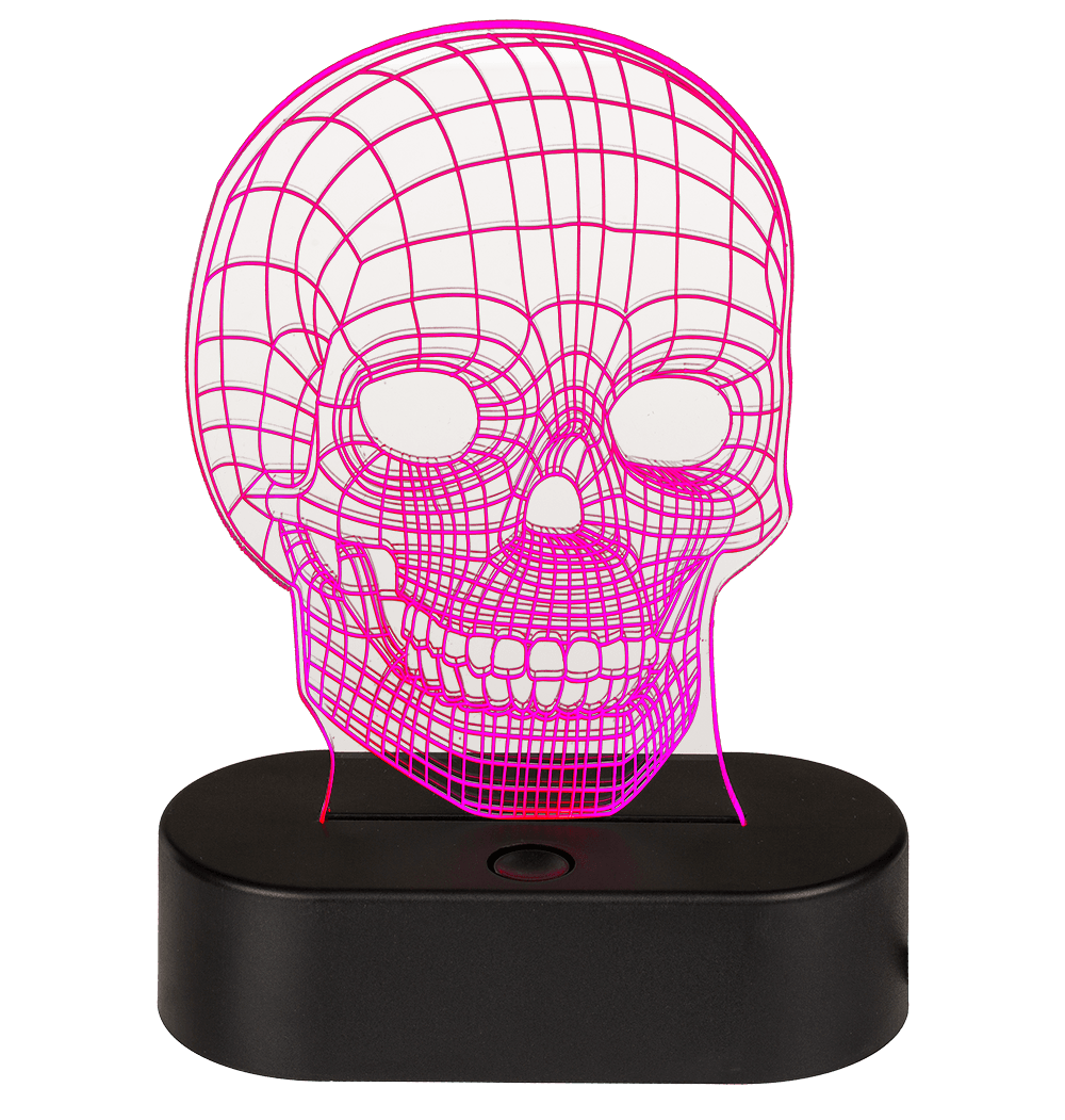 3D-Lamp, Skull,