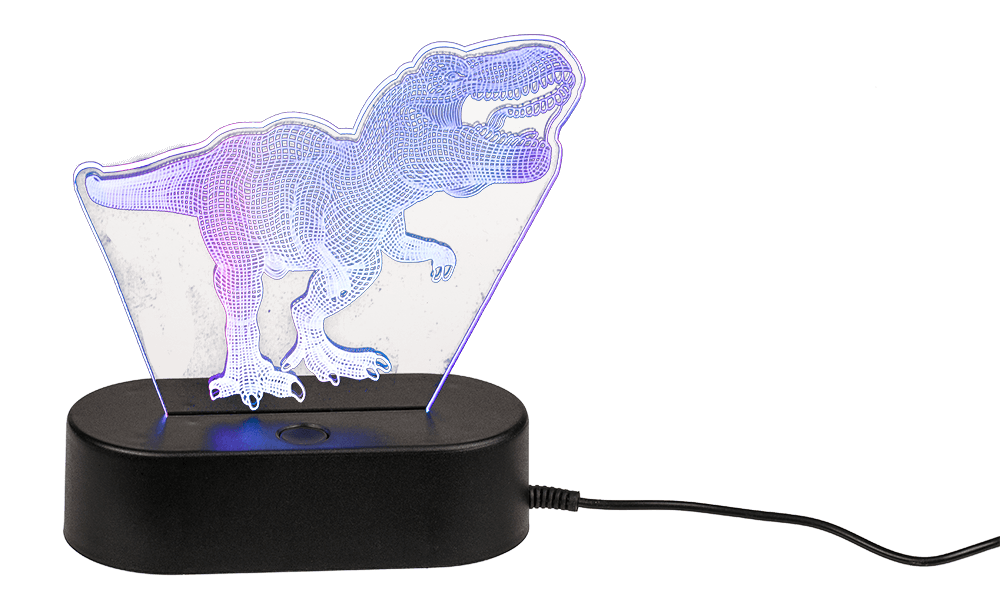 3D-Lamp, T-Rex, ca. 20 cm, with USB-cable